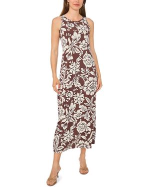 Msk Jersey Keyhole Back Maxi Dress - Multicolor