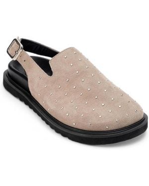 Forever & Always Shoes Forever And Always Shoes Our Leather Studded Clogs - White