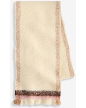 Style & Co. Bordered Blanket Wrap - Natural