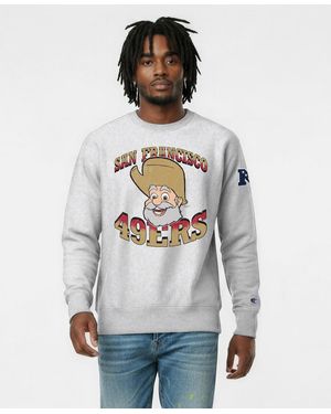 Champion New York Giants Disney X All Star Fleece Crewneck Sweatshirt - Black