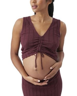Ripe Maternity Maternity Ripe Misha Rib Knit - Red