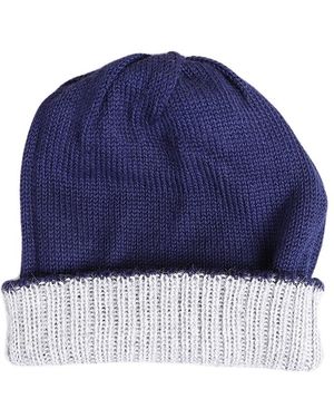 Simply Natural Reversible Ski Alpaca Hat - Blue