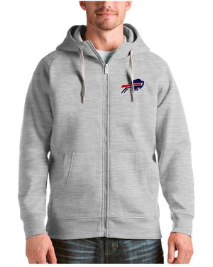 Antigua Buffalo Bills Victory Full-zip Hoodie - Gray