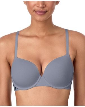 DKNY Cozy Boyfriend T-shirt Bra - Blue
