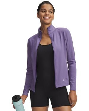 Under Armour Motion Zippered Mock-neck Jacket - Blue