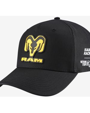Kaulig Racing And X Ram Rubber Patch Trucker Adjustable Hat - Black