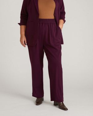 UNIVERSAL STANDARD Plus Size All Day Easy Pants - Red