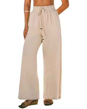 CUPSHE Outta Sight Pants - Natural
