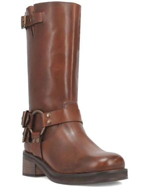 Dingo Harlee Leather Boots - Brown