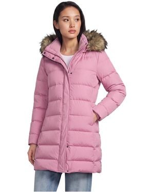 Lands' End Max 600 Down Puffer Coat - Pink