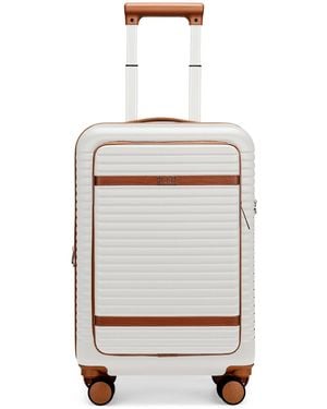 Elle Escape 22.5" Expandable Carry-on Suitcase - White