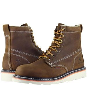 Berrendo 6" Soft Toe Work Boots - Brown