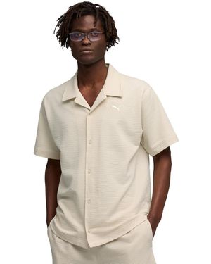 PUMA Essential Elevated Regular-fit Shirt - Natural