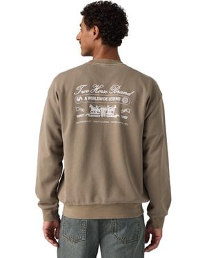 Levi's Sunset Graphic Crewneck Sweatshirt - Brown