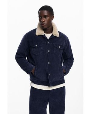 Desigual Corduroy Jacket - Blue