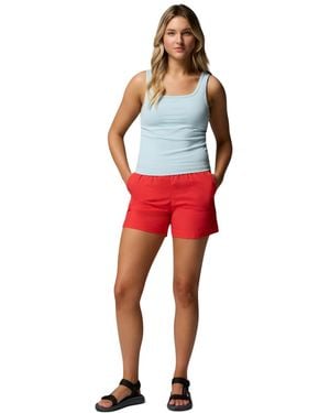 Columbia Sandy River Lightweight Mid-thigh Shorts - Red