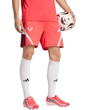 adidas Messi House Of Tiro Drawstring Shorts - Red