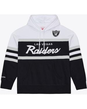 Mitchell & Ness Mitchell Ness Las Vegas Raiders Head Coach Hoodie - Blue