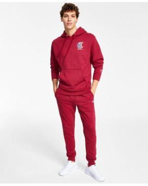 Champion Hoodie jogger Pants - Red