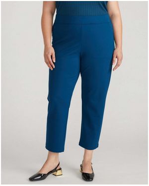 UNIVERSAL STANDARD Plus Size Smart Signature Ponte Pants - Blue