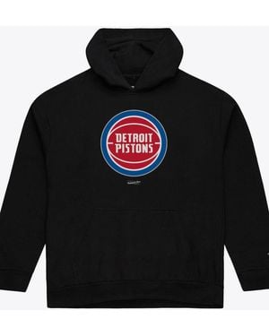 Mitchell & Ness Detroit Pistons Basic Fleece Hoodie - Black
