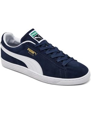 PUMA Suede Classic Retro Low-top Sneakers From Finish Line - Blue
