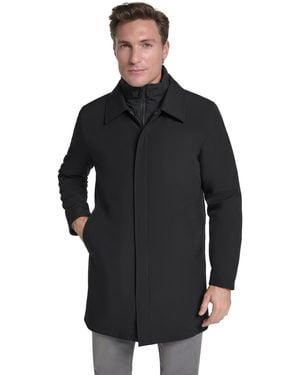 Kenneth Cole Flextech Hooded Classic-fit Jacket - Black