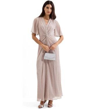 Phase Eight Dorinda Twist Front Maxi Dress - Pink