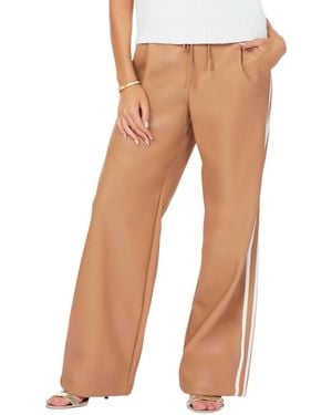 Bishop + Young Bishop + Young Faux Leather Track Pant - Brown