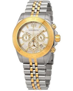 TechnoMarine Tm-219020 Manta Quartz Chronograph Dial Watch - Metallic