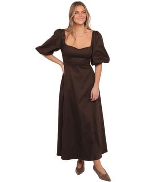 Petal & Pup Merlena Maxi Dress - Black
