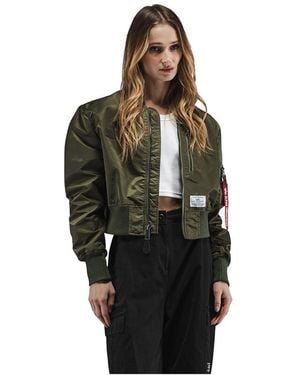 Alpha Industries L-2b Cropped Gen Ii Flight Jacket W - Black