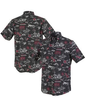 Reyn Spooner Houston Texans Kekai Performance Button-down Shirt - Black