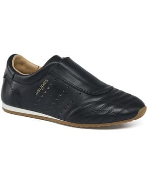J/Slides Paris Leather Sneaker - Black