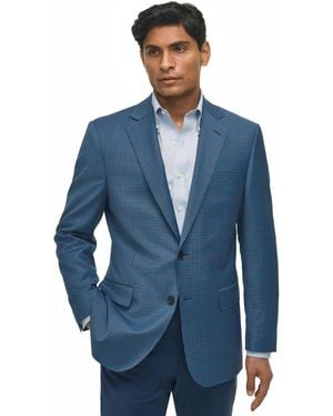 Brooks Brothers Classic-fit Stretch Check Sport Coat - Blue