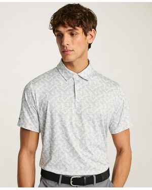 Bonobos Short Sleeve Bird-print Performance Polo Shirt - White