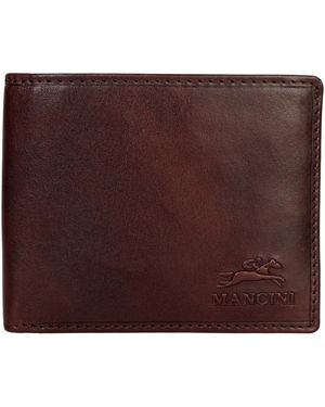 Mancini Bill-fold Wallet - Brown