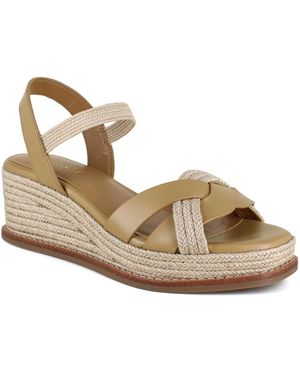 Splendid Dorian Wedge Espadrille Sandal - Metallic