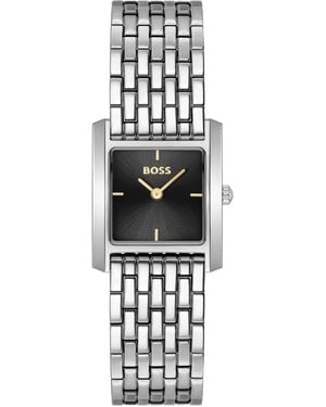 BOSS Lucy Scala Quartz Stainless Steel Watch - White