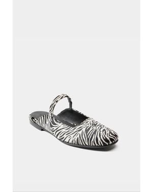 Dante Leather Ballerinas Mara By - White