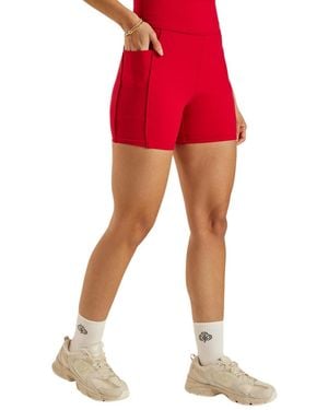 Be Athletica Be 180 High-waisted Cycling Shorts - Red