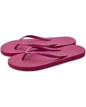 feel good Slimz Core Natural Rubber Flip-flop Thong Sandals - Purple