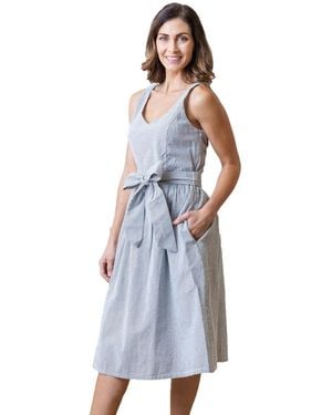 Hope & Henry A-line Dress - Blue