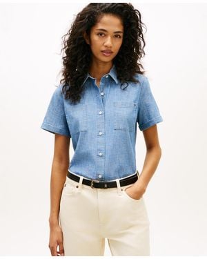 Tommy Hilfiger Short-sleeve Shirt - Blue