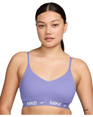 Nike Indy Light-support Padded Sports Bra - Blue