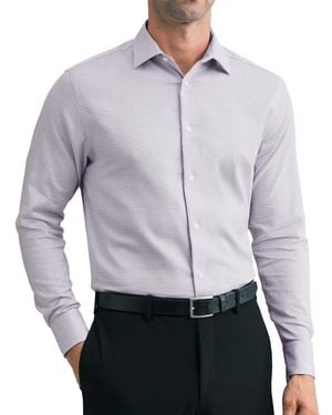 Calvin Klein Refined Cotton Stretch Shirt - Gray