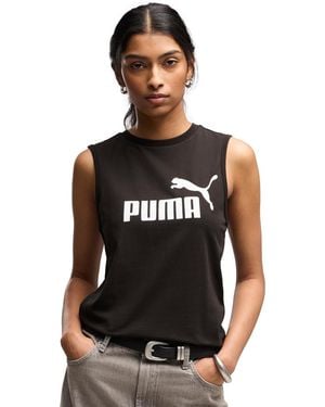 PUMA Crewneck Tank Top - Black