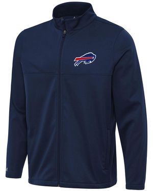 Antigua Buffalo Bills Links 2 Full-zip Golf Jacket - Blue