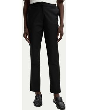 Karen Millen Essential Techno Woven Pants - Black