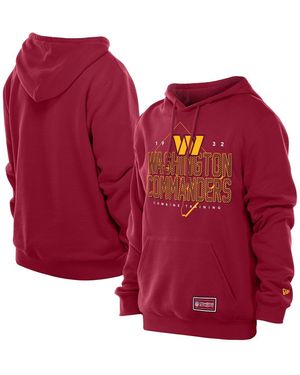 KTZ Washington Commanders Combine Authentic Local State Throwback Hoodie - Red